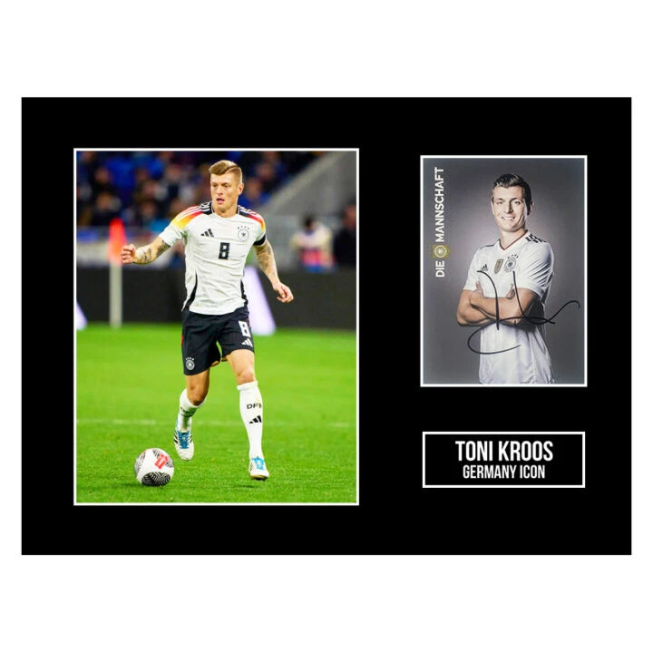 Signed Toni Kroos Photo Display - 16x12 Germany Icon