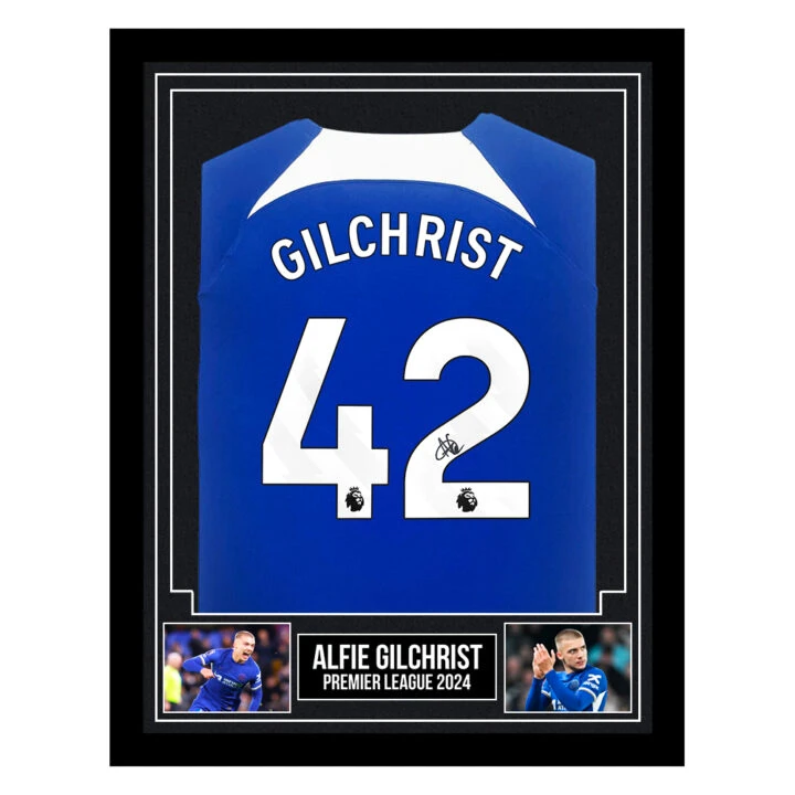 Signed Alfie Gilchrist Framed Shirt - Premier League 2024