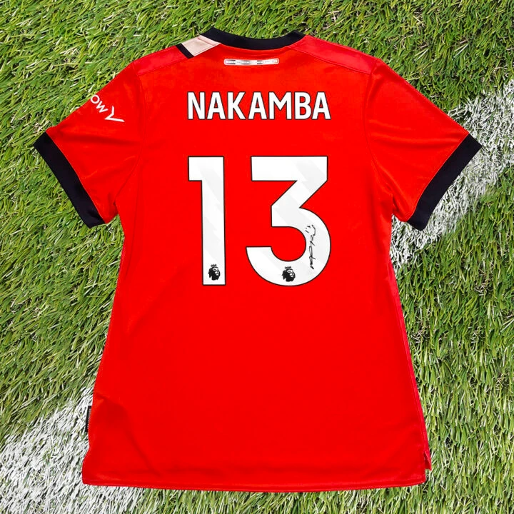 Signed Marvelous Nakamba Shirt - Luton Town Icon