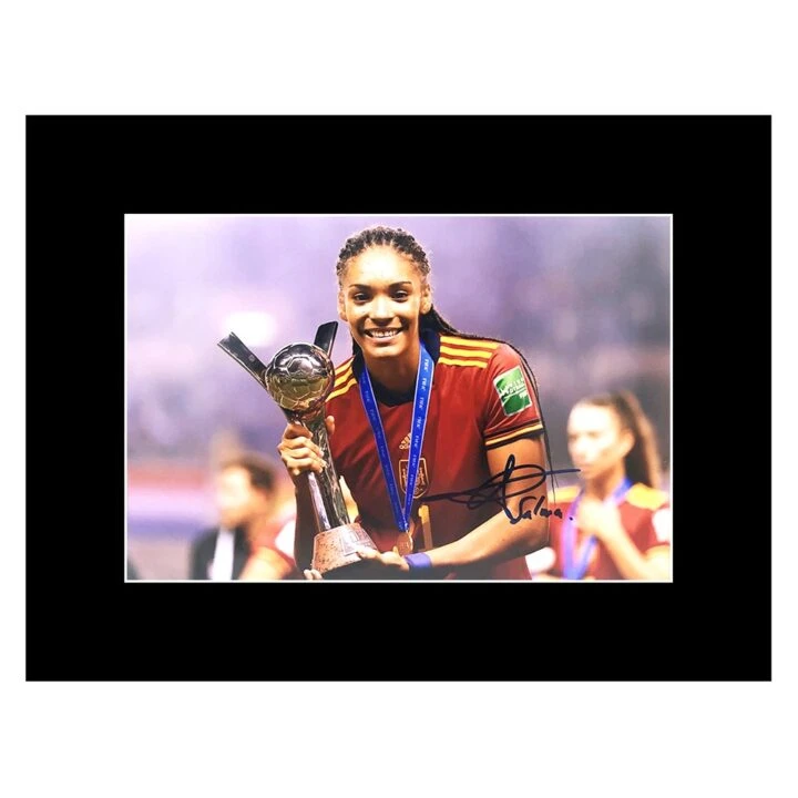 Signed Salma Paralluelo Photo Display 16x12 - U-20 Women's World Cup Winner 2022