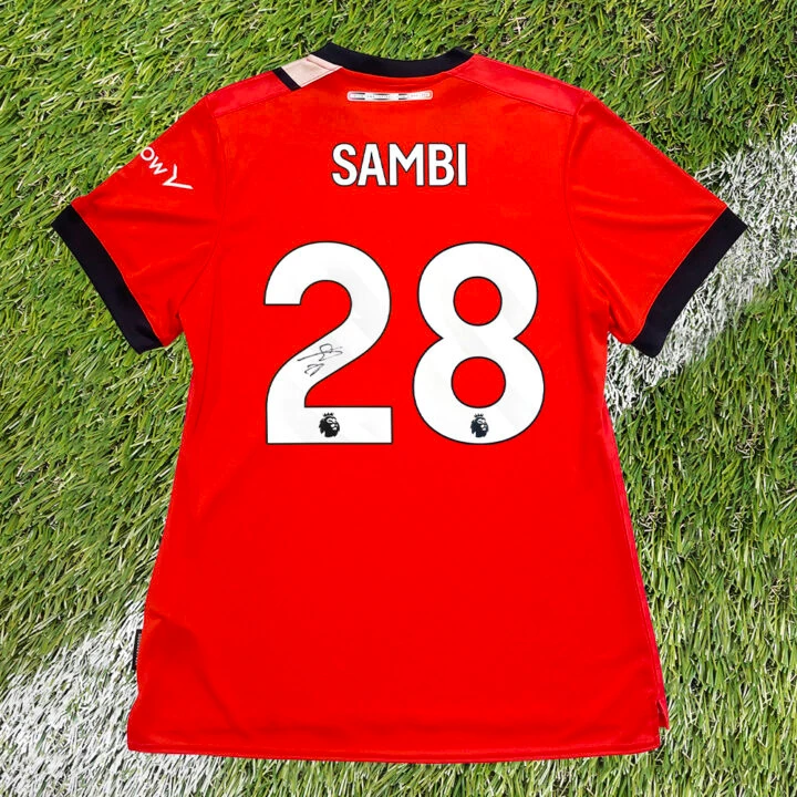 Signed Albert Sambi Lokonga Shirt - Premier League 2024