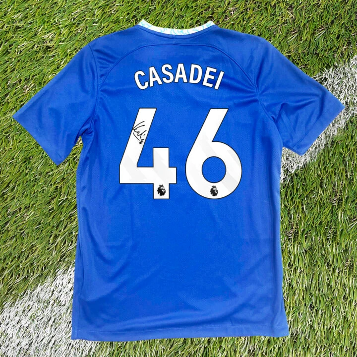 Signed Cesare Casadei Shirt - Chelsea Football Club