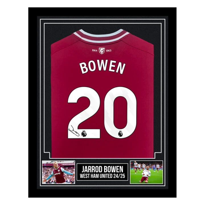 Signed Jarrod Bowen Framed Shirt - West Ham United 24/25