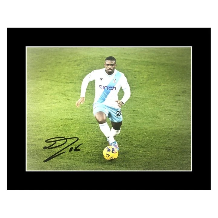 Cheick Doucoure Signed Photo Display 12x10 - Crystal Palace Icon